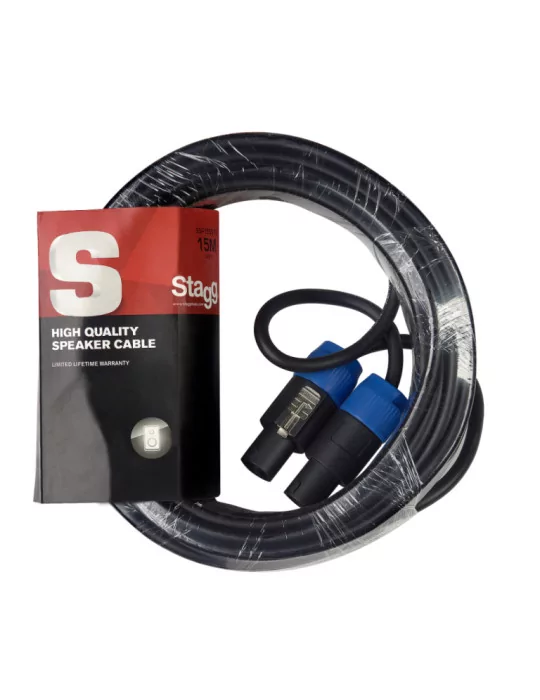  STAGG SSP15SS15 Speaker cable, SPK/SPK, 15 m (50')|MusicGoodDeal 