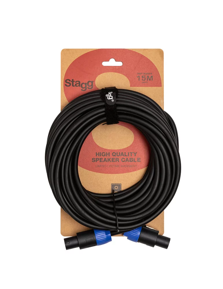  STAGG SSP15SS25 Speaker cable, SPK/SPK, 15 m (50")|MusicGoodDeal 
