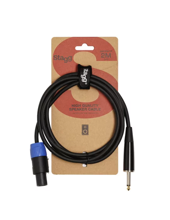  STAGG SSP2SP15 Speaker cable, SPK/jack, 2 m (6')|MusicGoodDeal 
