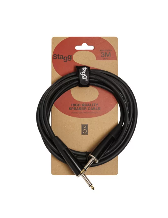  STAGG SSP3PP15 Speaker cable, jack/jack, 3 m (10")|MusicGoodDeal 