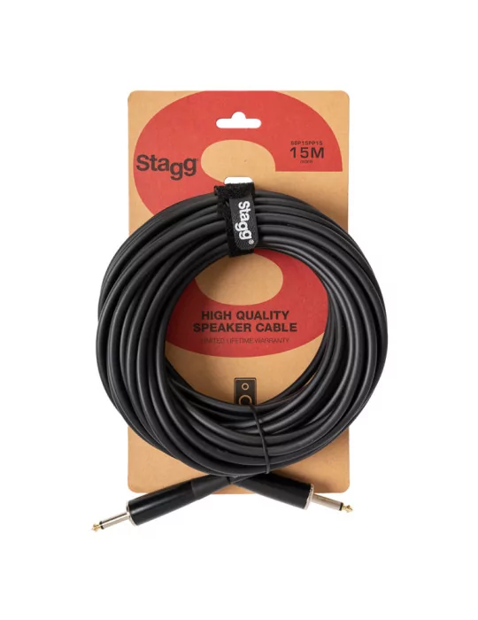  STAGG SSP15PP15 Speaker cable, jack/jack, 15 m (50")|MusicGoodDeal 