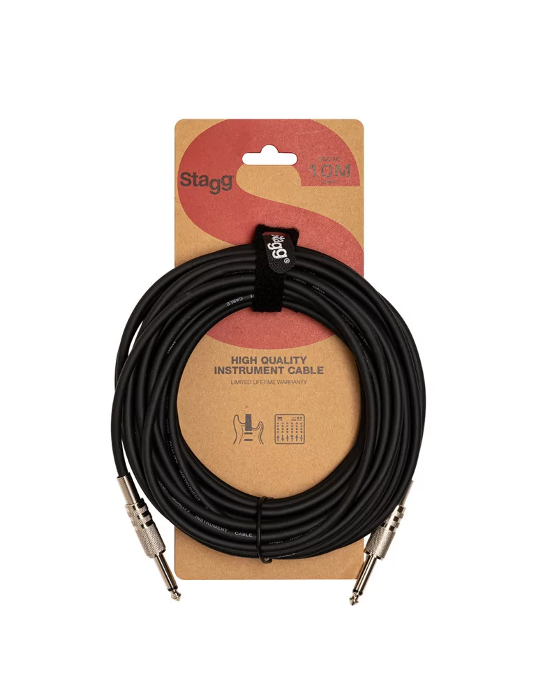  STAGG SGC10 Instrument cable, jack/jack (m/m), 10 m (33"), S-series|MusicGoodDeal 
