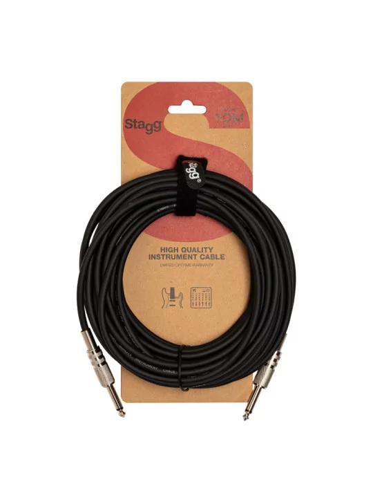  STAGG SGC10 Instrument cable, jack/jack (m/m), 10 m (33"), S-series|MusicGoodDeal 