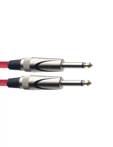  STAGG SGC3DL CRD Instrument cable, jack/jack (m/m), 3 m (10"), heavy-duty connectors, red, S-series|MusicGoodDeal  2