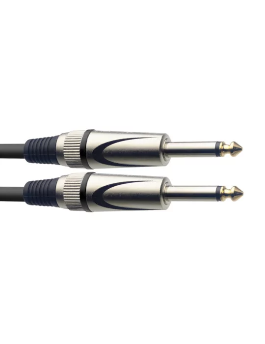  STAGG SGC6DL Instrument cable, jack/jack (m/m), 6 m (20"), heavy-duty connectors, S-series|MusicGoodDeal 