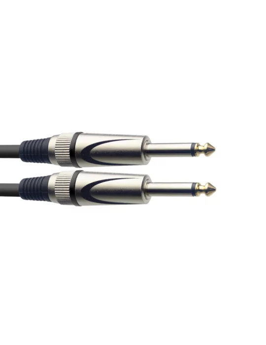  STAGG SGC6DL Instrument cable, jack/jack (m/m), 6 m (20"), heavy-duty connectors, S-series|MusicGoodDeal 
