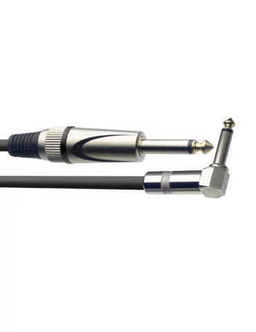  STAGG SGC3PL DL Instrument cable, jack/jack (m/m, straight/L-shaped), 3 m (10"), heavy-duty connectors, S-series|MusicGoodDeal  2
