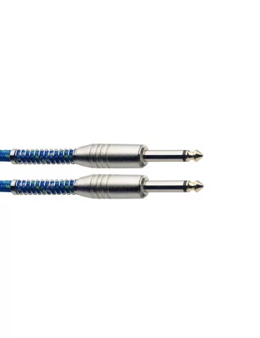  STAGG SGC3VT BL 3M/10FT VINTWEED CABLE-BLUE|MusicGoodDeal 