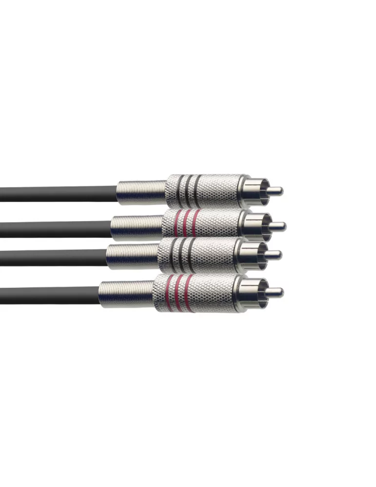  STAGG STC1C Twin cable, RCA/RCA (m/m), 1 (3')|MusicGoodDeal 