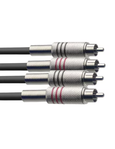  STAGG STC1C Twin cable, RCA/RCA (m/m), 1 (3')|MusicGoodDeal  2