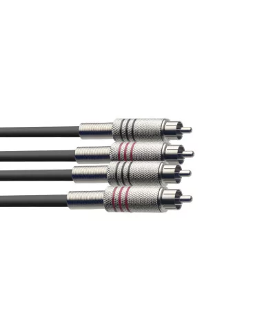  STAGG STC2C Twin cable, RCA/RCA (m/m), 2 (6')|MusicGoodDeal 