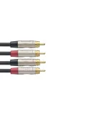  STAGG NTC3CR Twin cable, RCA/RCA (m/m), 3 m (10')|MusicGoodDeal 