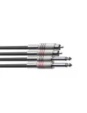 STAGG STC3PCM Twin cable, jack/RCA (m/m), 3 m (10')|MusicGoodDeal 