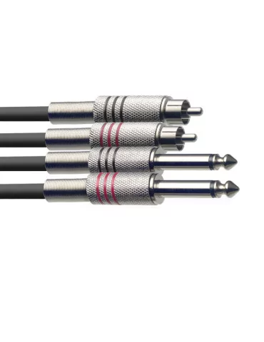  STAGG STC6PCM Twin cable, jack/RCA (m/m), 6 m (20')|MusicGoodDeal  2