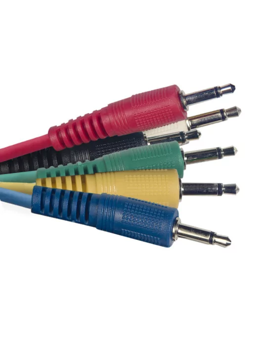  STAGG SPC060 E Mono patch cable, 6 x jack/jack (m/m), 60 cm (2'), moulded plastic|MusicGoodDeal 