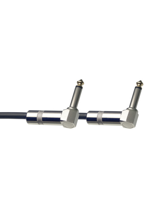  STAGG SPC090L DL Mono Patchkabel Klinke/Klinke (m/m L-Form) 90 cm Metall|MusicGoodDeal 