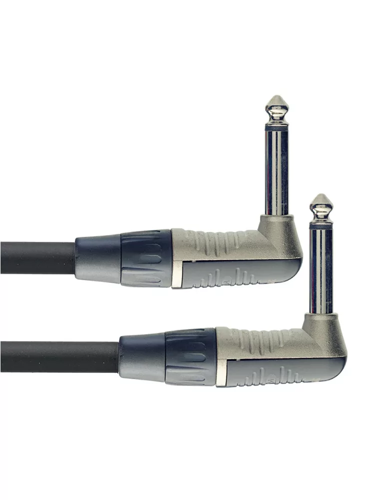  STAGG NPC060LR Patchkabel Klinke/Klinke (m/m) Winkelstecker mono 60 cm|MusicGoodDeal 