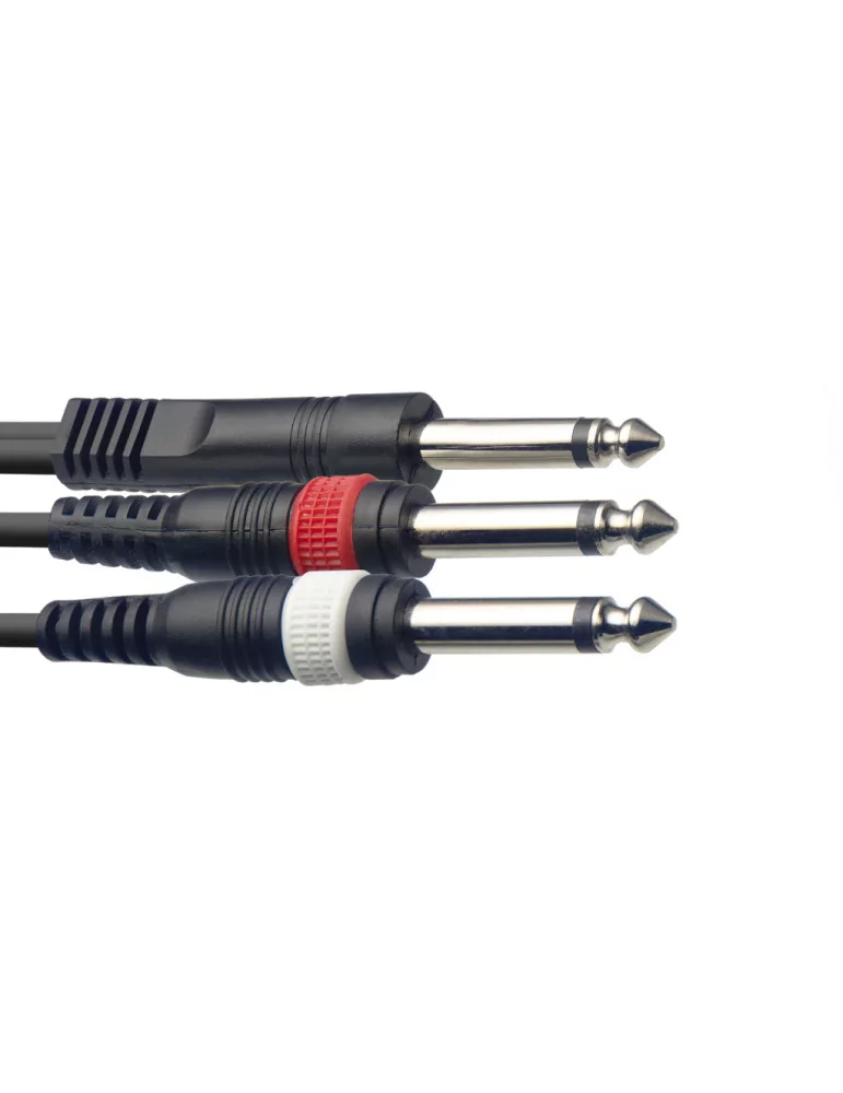  STAGG SYC3/P2P E Y cable, jack/jack (m/m), 3 m (10')|MusicGoodDeal 