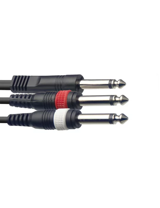  STAGG SYC3/P2P E Y cable, jack/jack (m/m), 3 m (10')|MusicGoodDeal 