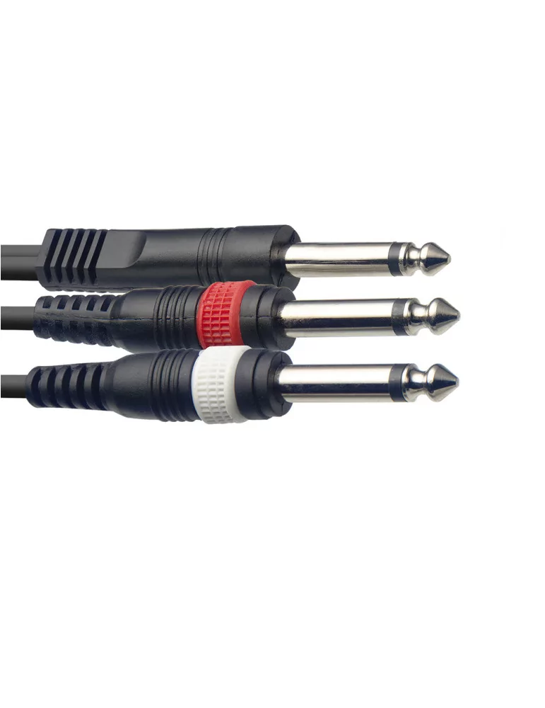  STAGG SYC3/P2P E Y cable, jack/jack (m/m), 3 m (10')|MusicGoodDeal 