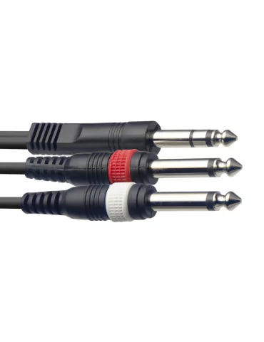  STAGG SYC3/PS2P E Y cable, jack/jack (m/m), 3 m (10')|MusicGoodDeal 