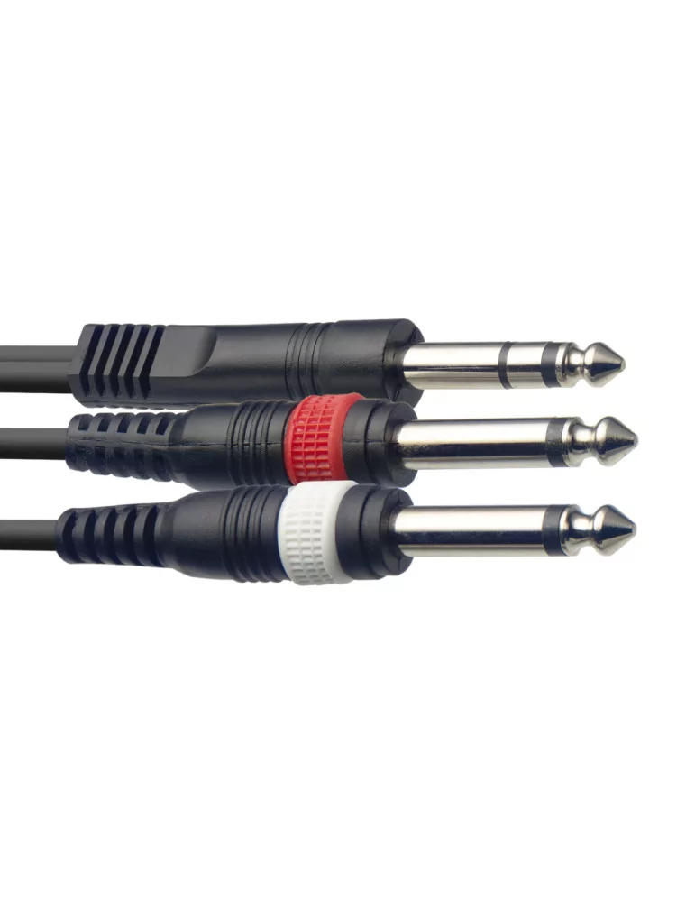  STAGG SYC3/PS2P E Y cable, jack/jack (m/m), 3 m (10')|MusicGoodDeal 