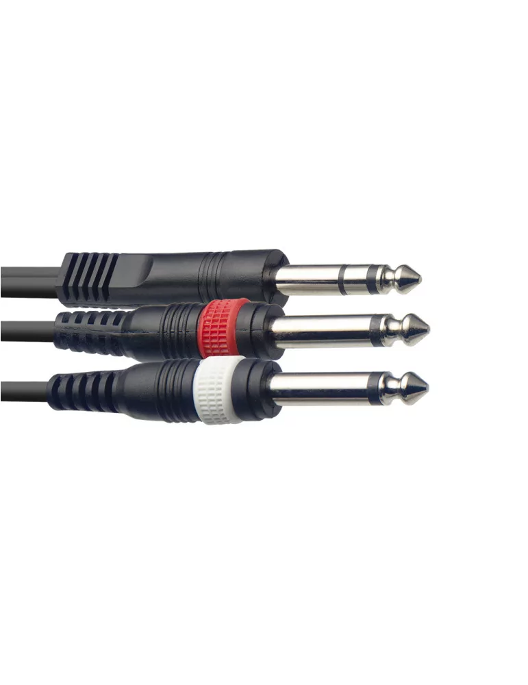  STAGG SYC3/PS2P E Y cable, jack/jack (m/m), 3 m (10')|MusicGoodDeal 