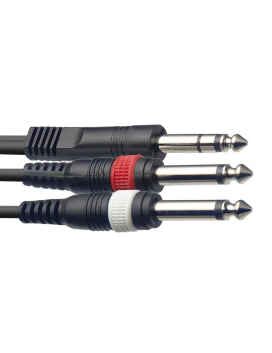  STAGG SYC6/PS2P E Y cable, jack/jack (m/m), 6 m (20')|MusicGoodDeal 