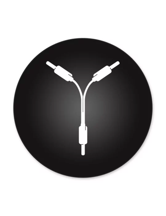  STAGG SYC2/PS2CM E Y-cable, jack/RCA (m/m), 2 m (6')|MusicGoodDeal 