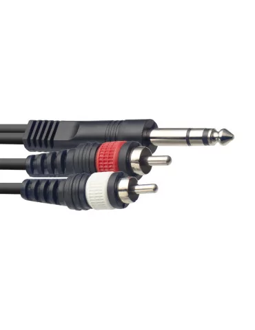  STAGG SYC3/PS2CM E Y-cable, jack/RCA (m/m), 3 m (10')|MusicGoodDeal 