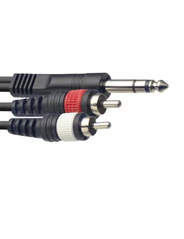  STAGG SYC3/PS2CM E Y-cable, jack/RCA (m/m), 3 m (10')|MusicGoodDeal  2