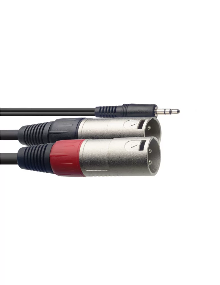  STAGG SYC1/MPSB2XM Y cable, mini jack/XLR (m/m), 1 m (3')|MusicGoodDeal 