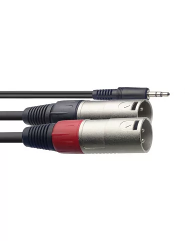  STAGG SYC2/MPSB2XM Y cable, mini jack/XLR (m/m), 2 m (6')|MusicGoodDeal 