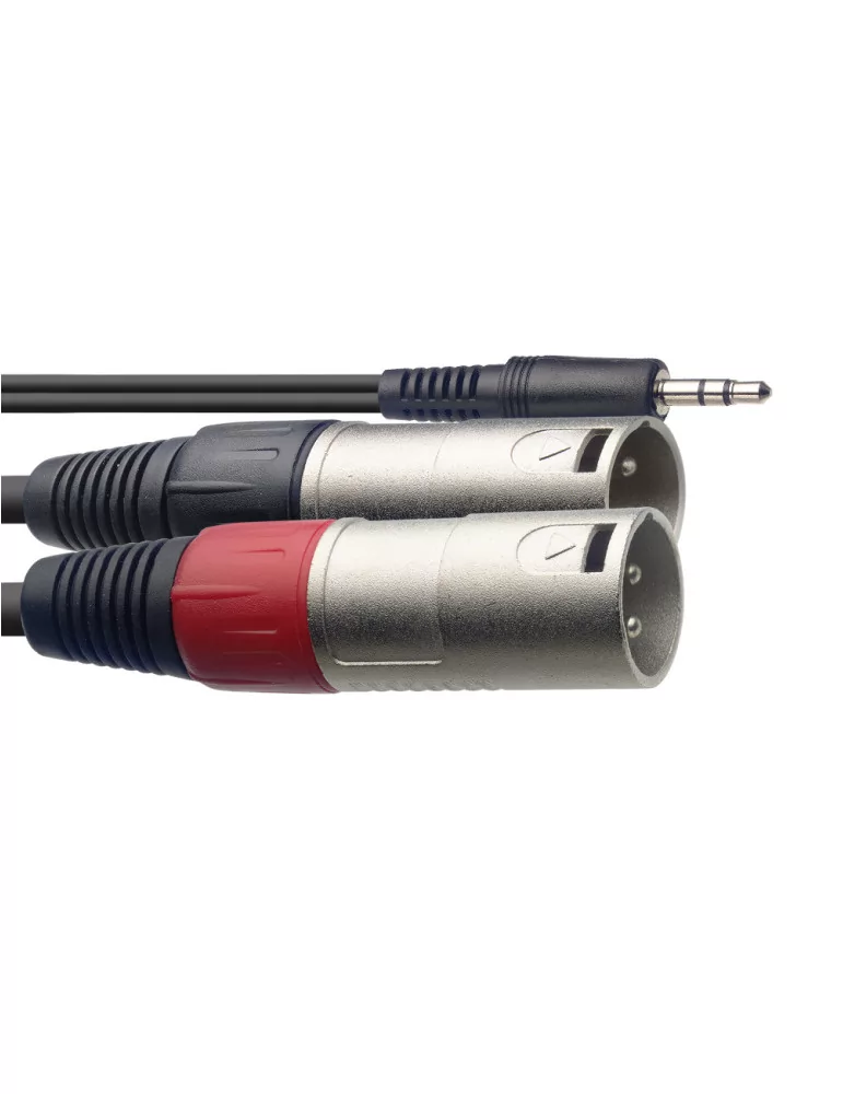  STAGG SYC2/MPSB2XM Y cable, mini jack/XLR (m/m), 2 m (6')|MusicGoodDeal 