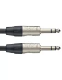  STAGG NAC1PSR N series audio cable, jack/jack (m/m), stereo, 1 m (3')|MusicGoodDeal 