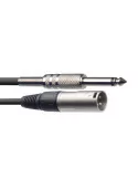  STAGG SAC3PXM DL 3 m/10 ft. Deluxe audio cable - M XLR/F Phone plug|MusicGoodDeal 