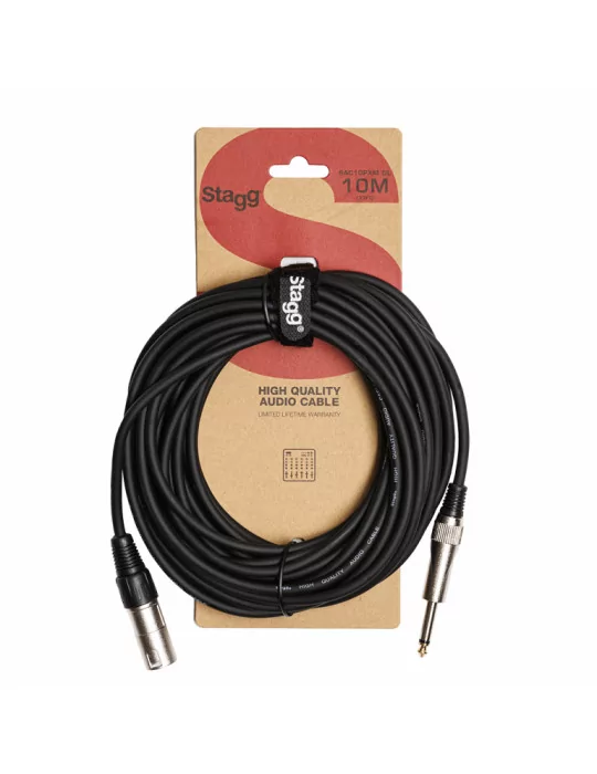  STAGG SAC10PXM DL 18273Audio cable, XLR/jack (m/m), 10 m (33')|MusicGoodDeal 