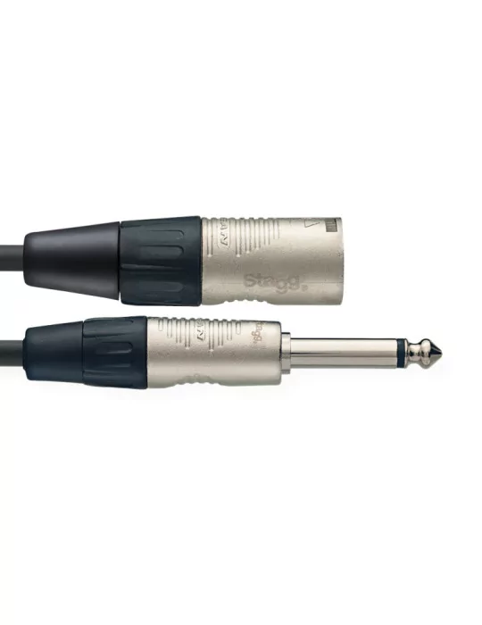  STAGG NAC3PXMR N series audio cable, jack/XLR (m/m), mono, 3 m (10')|MusicGoodDeal 