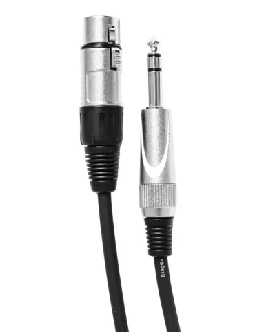  STAGG SAC3PSXF DL Cable de audio, XLR / jack (f / m), 3 m|MusicGoodDeal 