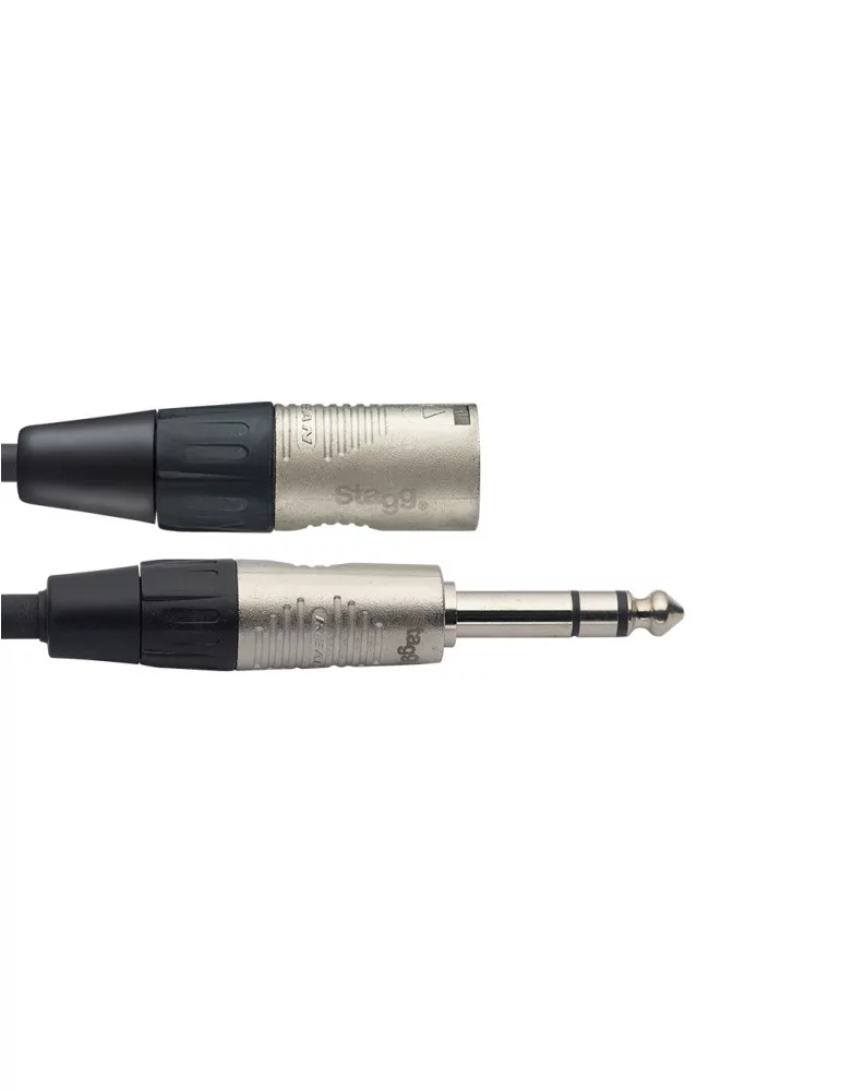  STAGG NAC1PSXMR Serie N, cable de audio, jack / jack (m / f), estéreo, 1 m|MusicGoodDeal 