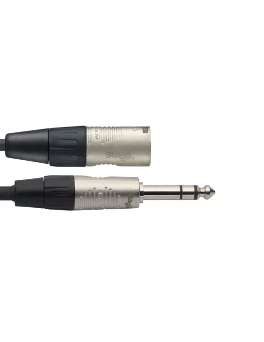  STAGG NAC1PSXMR Serie N, cable de audio, jack / jack (m / f), estéreo, 1 m|MusicGoodDeal 