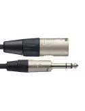  STAGG NAC10PSXMR Cable de audio profesional: conector estéreo / XLR M, serie|MusicGoodDeal 