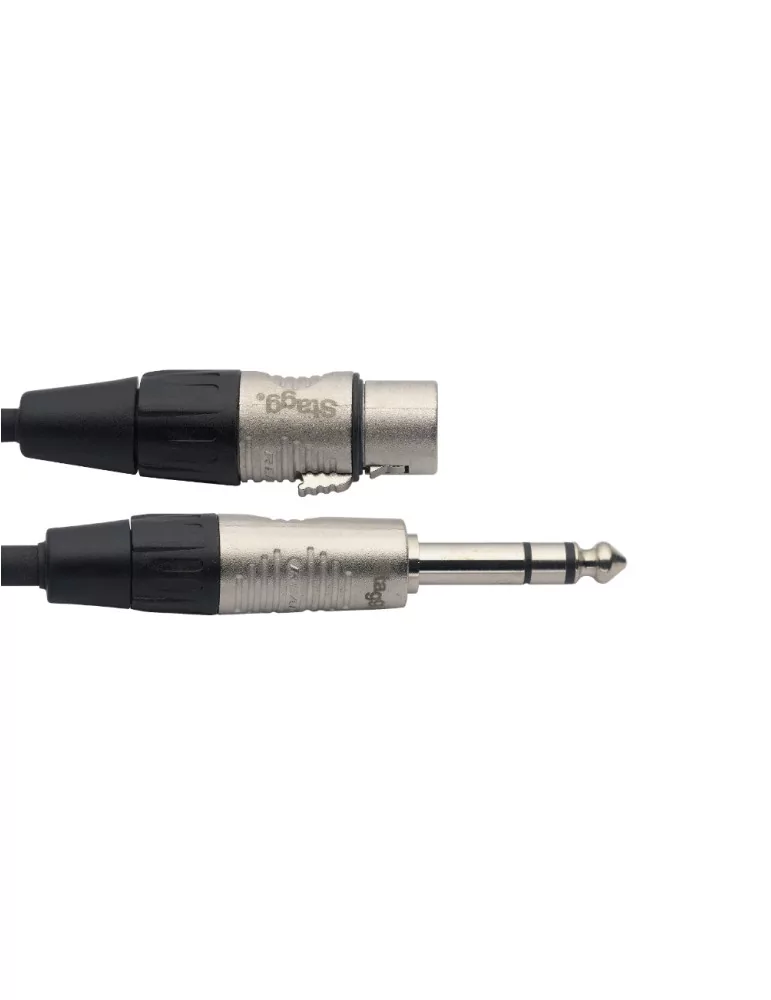  STAGG NAC1PSXFR Serie N, cable de audio, jack / XLR (m / f), estéreo, 1 m|MusicGoodDeal 
