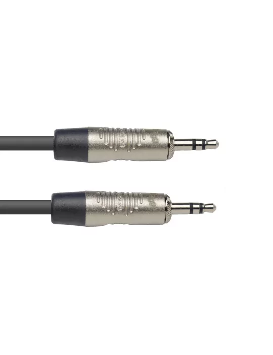  STAGG NAC1MPSR N series audio cable, mini jack/mini jack (m/m), stereo, 1 m (3')|MusicGoodDeal 