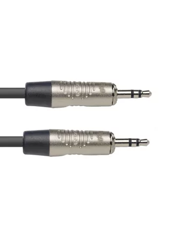  STAGG NAC1MPSR N series audio cable, mini jack/mini jack (m/m), stereo, 1 m (3')|MusicGoodDeal  2
