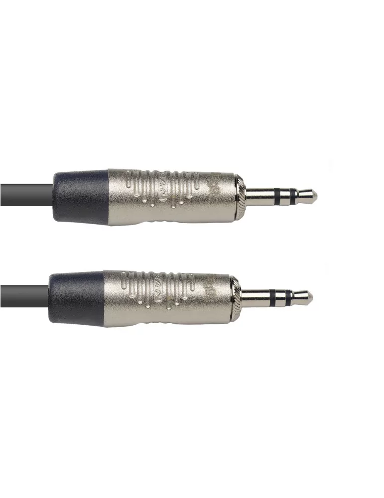  STAGG NAC1MPSR N series audio cable, mini jack/mini jack (m/m), stereo, 1 m (3')|MusicGoodDeal 