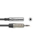  STAGG NAC3MPSMJSR N series audio cable, mini jack/mini jack (m/f), stereo, 3 m (10')|MusicGoodDeal 