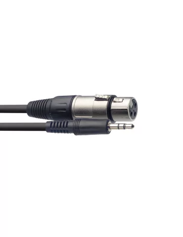  STAGG SAC1MPSBXF Audio cable, XLR/mini jack (f/m), 1 m (3')|MusicGoodDeal 