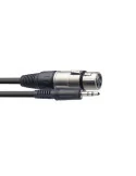  STAGG SAC3MPSBXF Audio cable, XLR/mini jack (f/m), 3 m (10')|MusicGoodDeal 