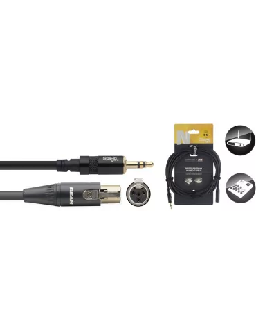  STAGG NAC5MPSMX4FR N-Series Audio Cable - Stereo Mini Phone Plug / Mini 4pin|MusicGoodDeal 